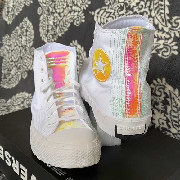 Converse Untitled Hi White/Iridescent MEN`S - Picture 11 of 16